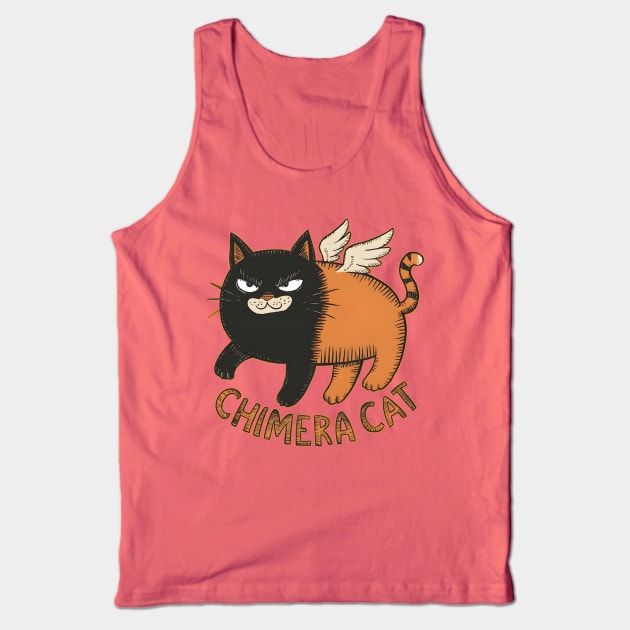 Cute cat chimera cat Tank Top by "Artistic Apparel Hub"